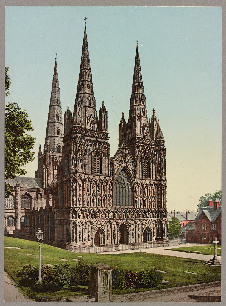 A picture of Lichfield Cathedral, N.W.