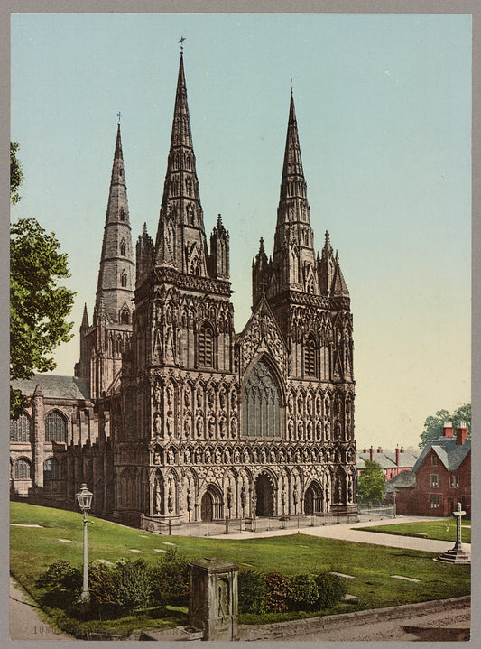 A picture of Lichfield Cathedral, N.W.