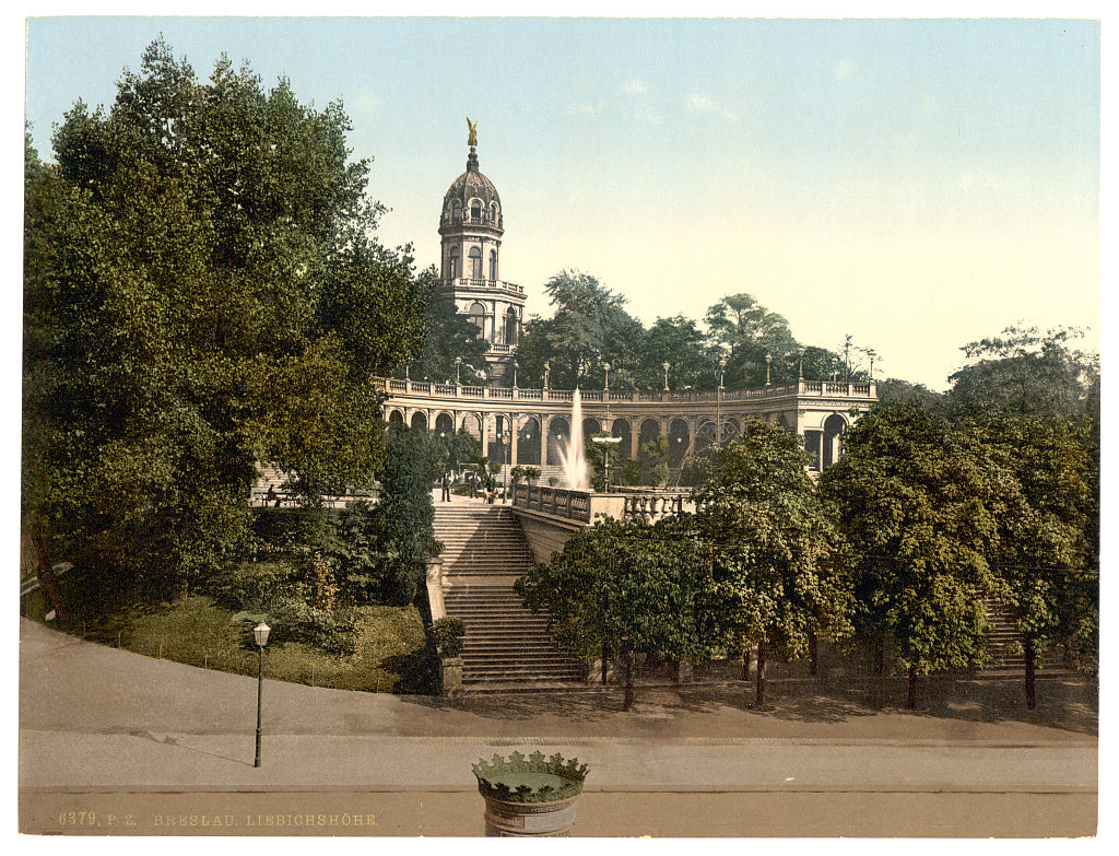 A picture of Liebichshohe, Breslau, Silesia, Germany (i.e., Wrocław, Poland)