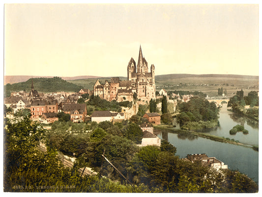 A picture of Limburg (i.e., Limburg an der Lahn), Hesse-Nassau, Germany