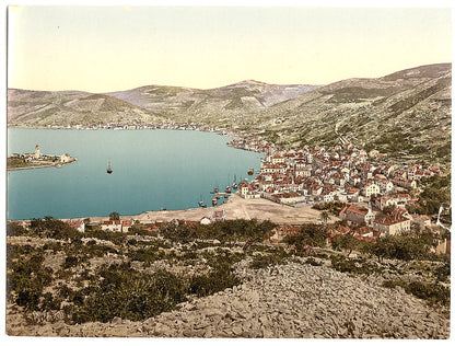 A picture of Lissa, from the west, Dalmatia, Austro-Hungary