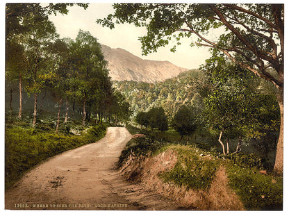 A picture of Loch Katrine "Where Twines the Path," Trossachs, Scotland