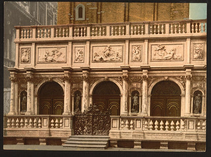 A picture of Loggia of St. Mark's, Venice, Italy