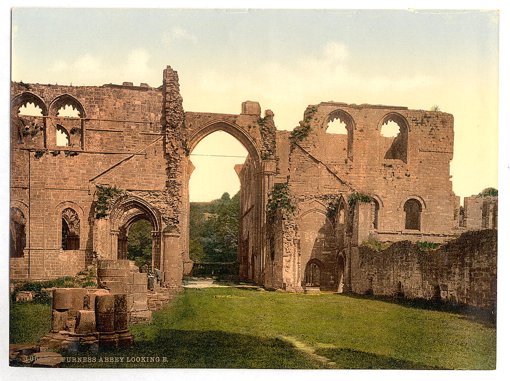 A picture of Looking east, Furness Abbey, England