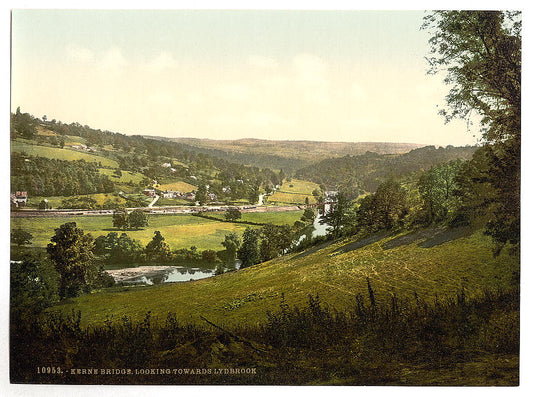 A picture of Looking towards Lydbrook, Kerne Bridge, England