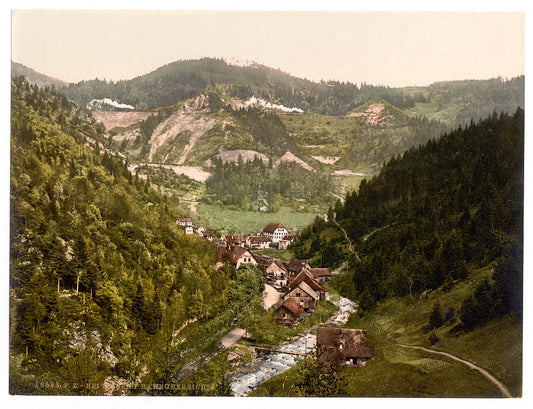 A picture of Looking towards the railroad near Treiberg, Treiberg, Black Forest, Baden, Germany