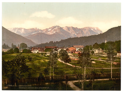 A picture of Looking towards the Zugspitze, Oberau, Upper Bavaria, Germany