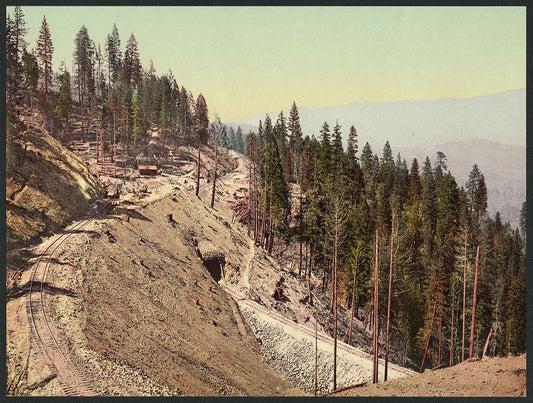 A picture of Loop and tunnels, Siskiyou Mountains, California