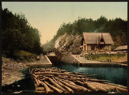 A picture of Loveid Lock, Telemarken (i.e, Telemark), Norway