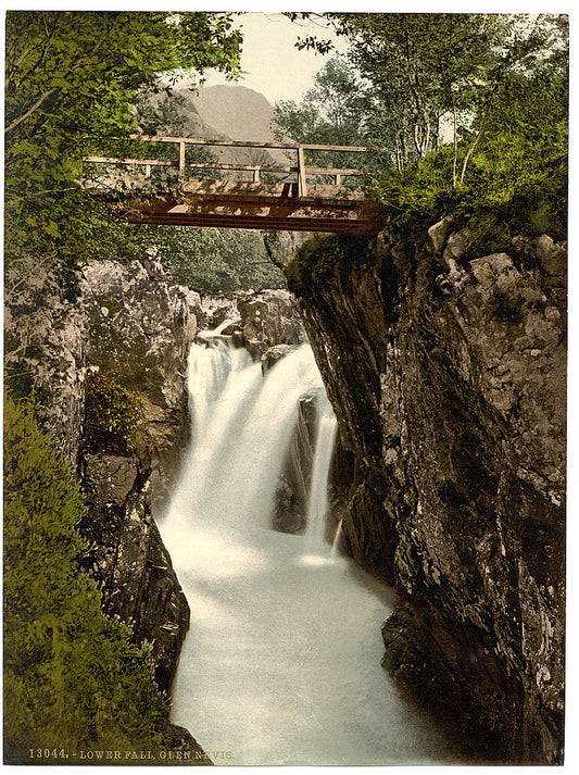 A picture of Lower fall, Glen Nevis, Fort William, Scotland