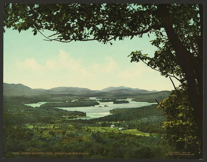 A picture of Lower Saranac Lake, Adirondack Mountains