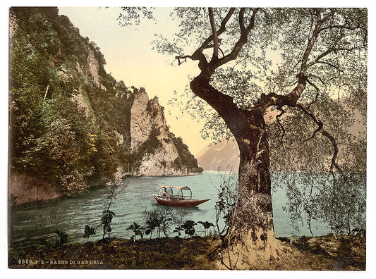 A picture of Lugano, Gandria, Tessin, Switzerland