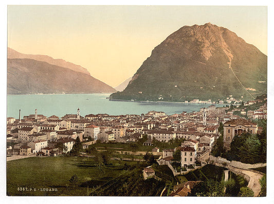 A picture of Lugano, general view, Tessin, Switzerland 