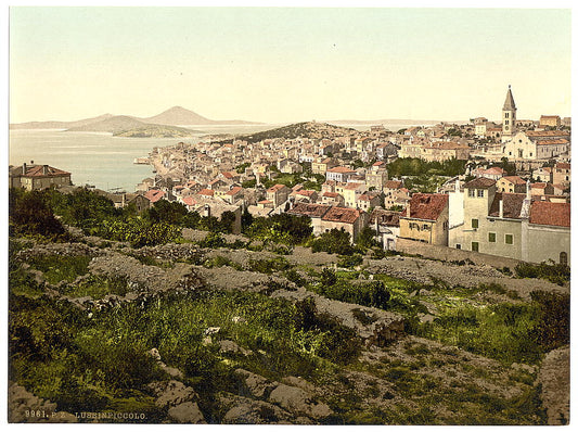 A picture of Lussin-Piccolo (i.e, Lussinpiccolo), general view, Istria, Austro-Hungary