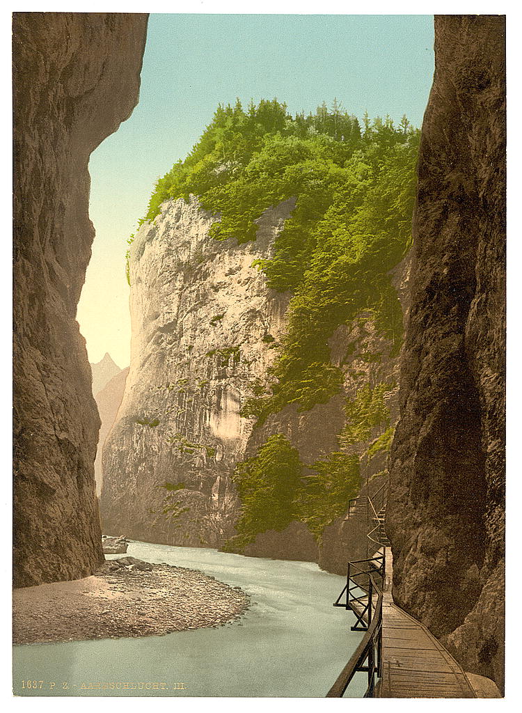 A picture of Lutschinen, Aare Ravine, III, Bernese Oberland, Switzerland