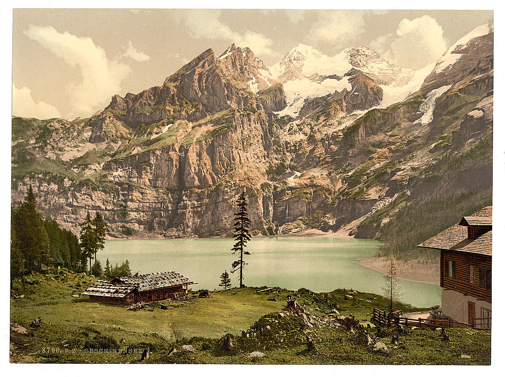 A picture of Lutschinen, Oeschinensee, Bernese Oberland, Switzerland