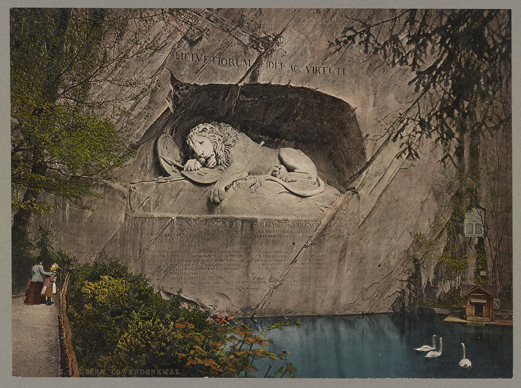 A picture of Luzerne. Löwendenkmal