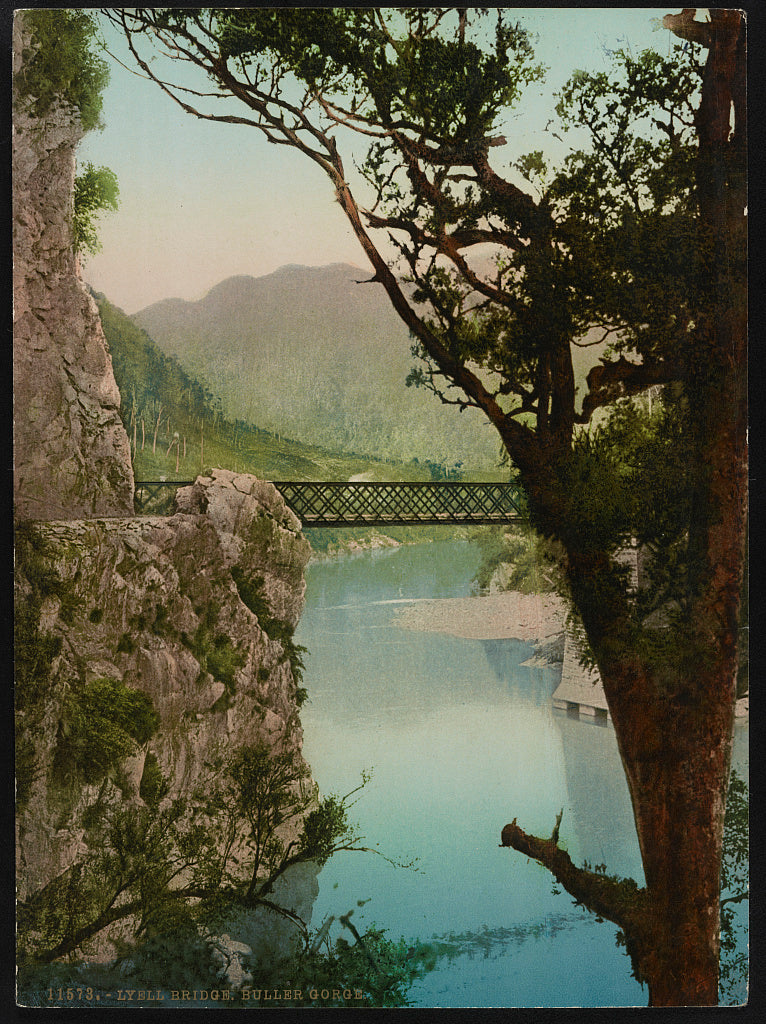 A picture of Lyell Bridge. Buller Gorge