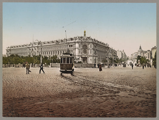 A picture of Madrid. Banco de  España