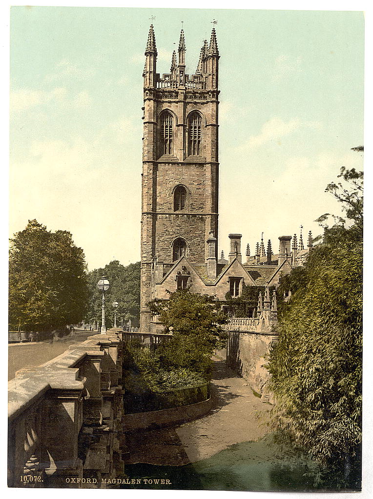 A picture of Magdalen Tower, Oxford, England