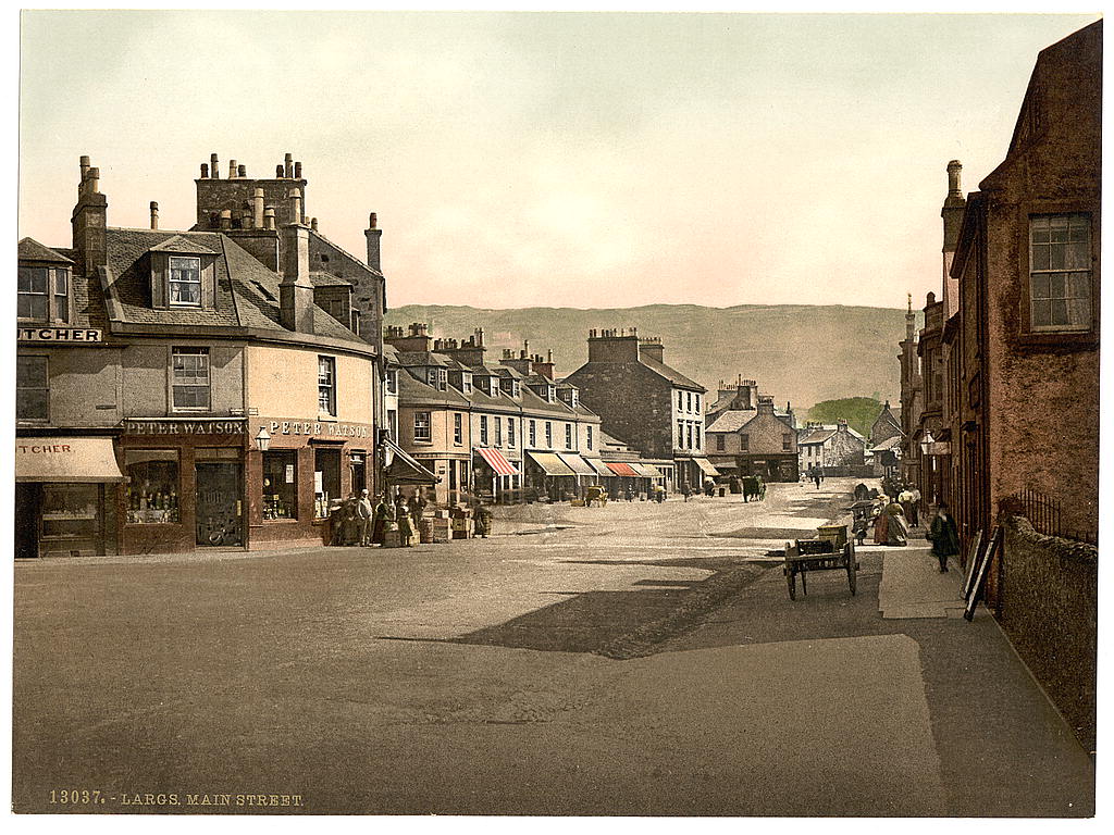 A picture of Main Street, Largs, Scotland