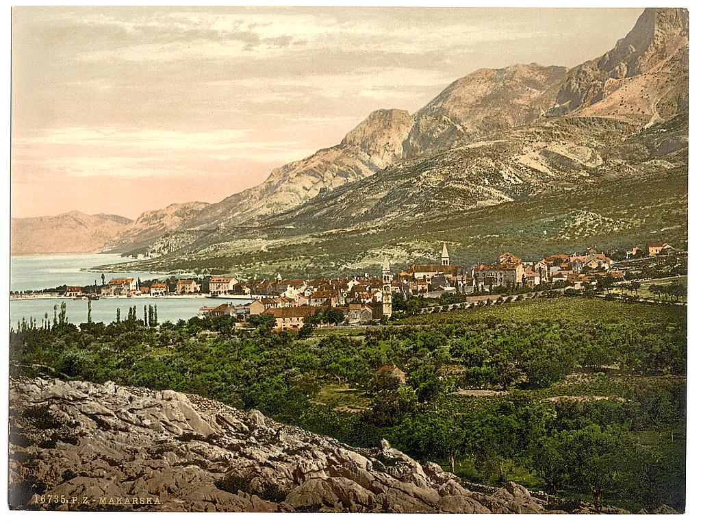 A picture of Makarska, general view, Dalmatia, Austro-Hungary
