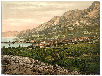 A picture of Makarska, general view, Dalmatia, Austro-Hungary