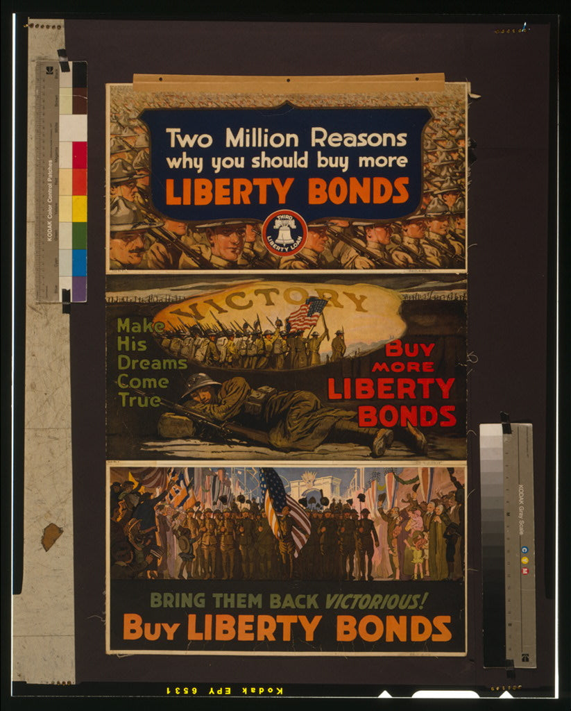 A picture of Make his dreams come true. Buy more Liberty Bonds