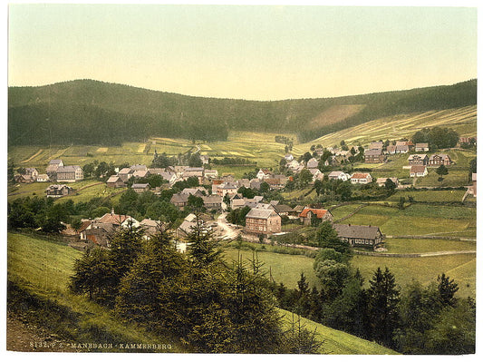A picture of Manebach, Kammerberg, (i.e., Salzkammergut), Upper Austria, Austro-Hungary