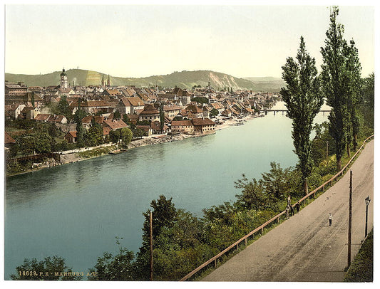 A picture of Marburg (i.e., Maribor), general view, Styria, Austro-Hungary