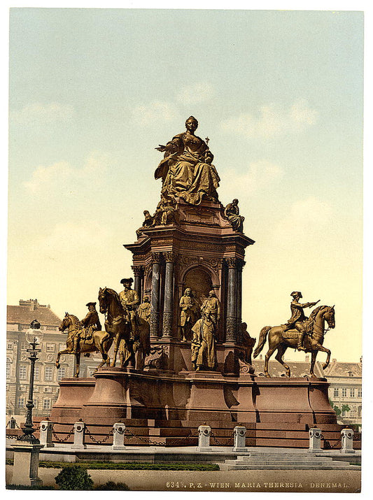 A picture of Maria Theresa Monument, Vienna, Austro-Hungary