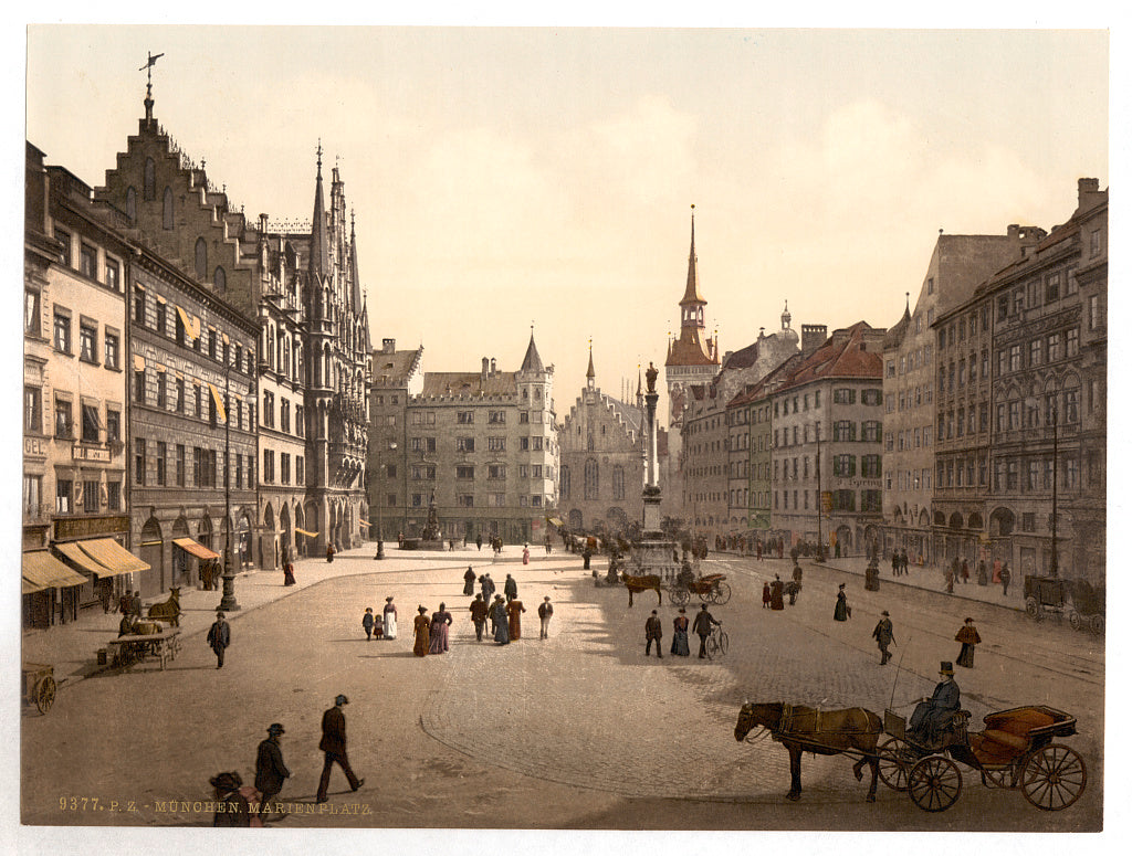 A picture of Marienplatz, Munich, Bavaria, Germany