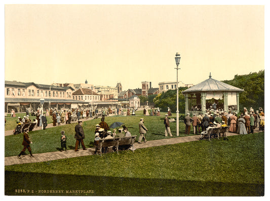A picture of Market place, Norderney, Germany