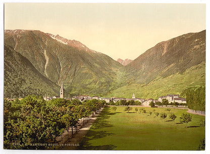 A picture of Martigny and Forclay Pass, Valais, Alps of, Switzerland