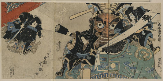 A picture of Matsumoto kōshirō, iwaya hanshirō, nakamura shikan