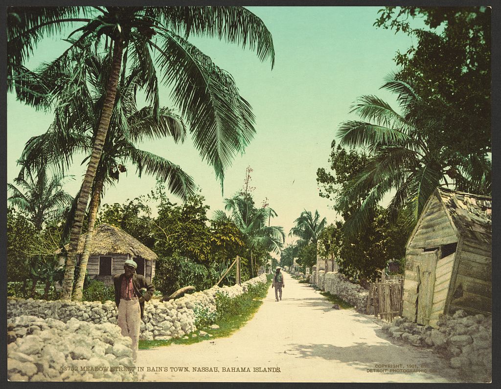 A picture of Meadow Street in Bain's Town, Nassau, Bahama Islands