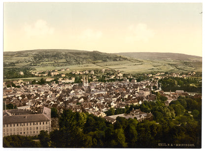 A picture of Meiningen, from Dietze House, Thuringia, Germany