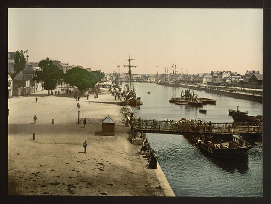 A picture of Merchant harbor, Lorient, France