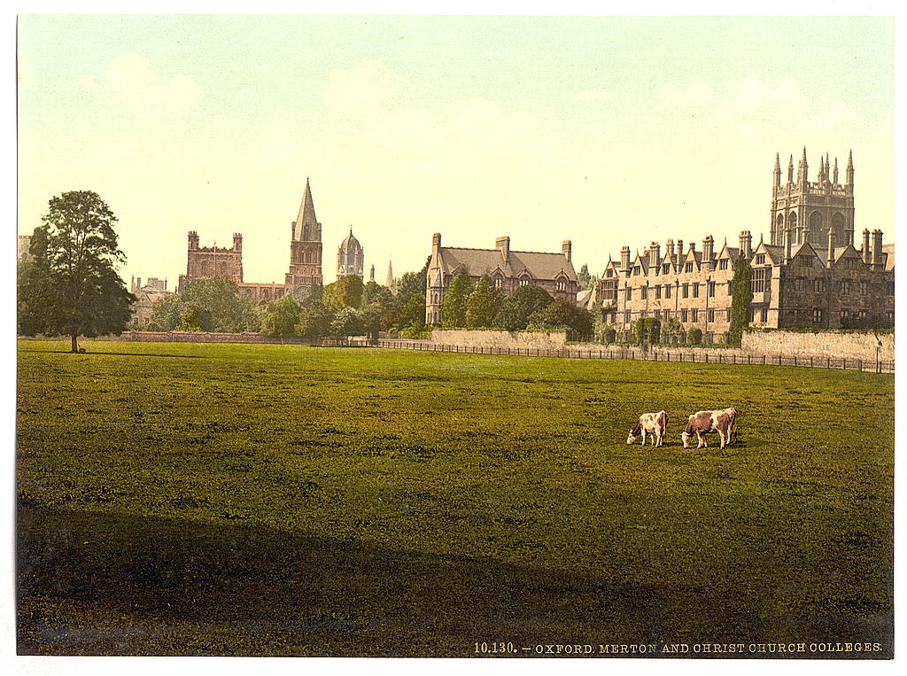 A picture of Merton and Christ Church College, Oxford, England