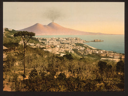 A picture of Milan (i.e. Naples) and Mount Vesuvius I, Italy