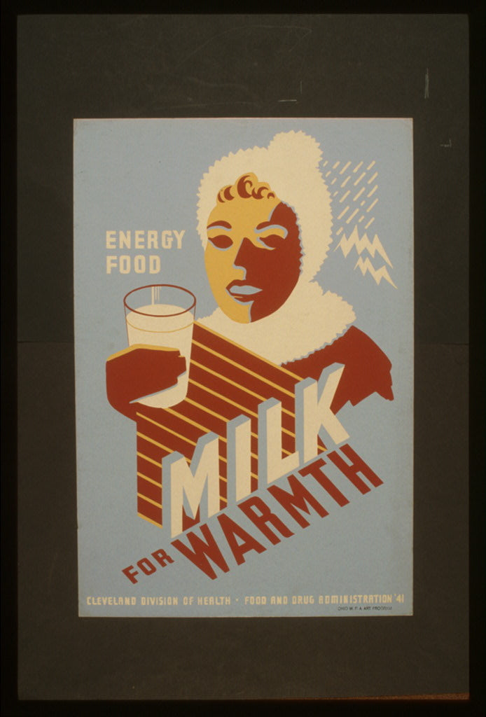 A picture of Milk - for warmth Energy food.