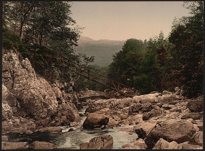 A picture of Miners' bridge, Fairy Glen, Bettws-y-Coed (i.e. Betws), Wales