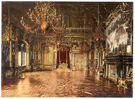A picture of Miramar, throne room, Istria, Austro-Hungary