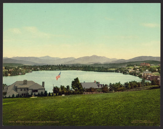 A picture of Mirror Lake, Adirondack Mountains