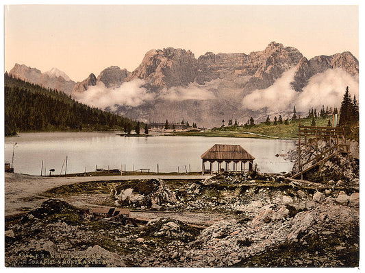 A picture of Misurinasee, Sorapiss and Monte Antelao, Tyrol, Austro-Hungary
