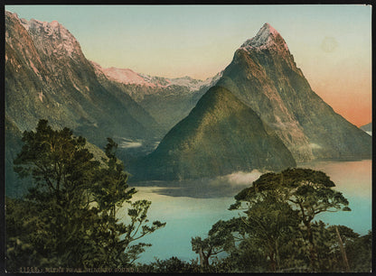 A picture of Mitre Peak. Milford Sound I