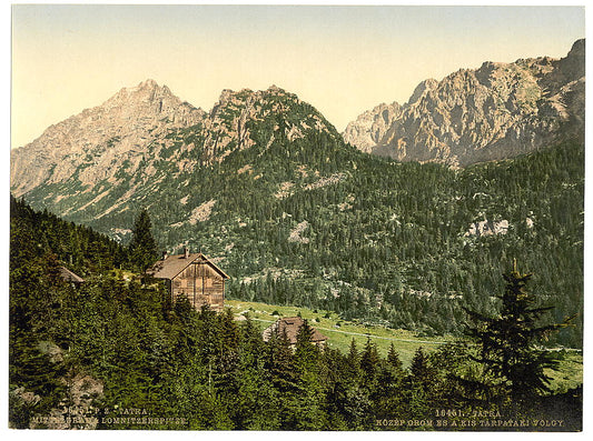 A picture of Mittelgrat and Lomnitzer Spitze, Tatra, Austro-Hungary