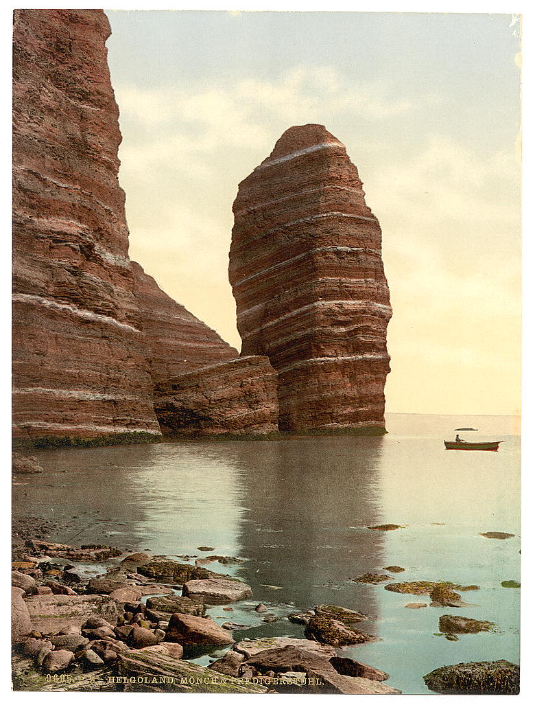 A picture of "Monk" and Preacher's Pulpit, Helgoland, Germany