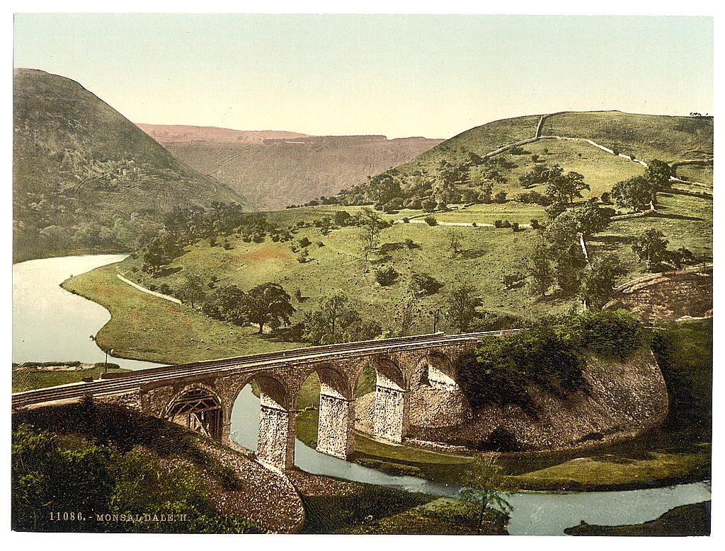 A picture of Monsal Dale II., Derbyshire, England