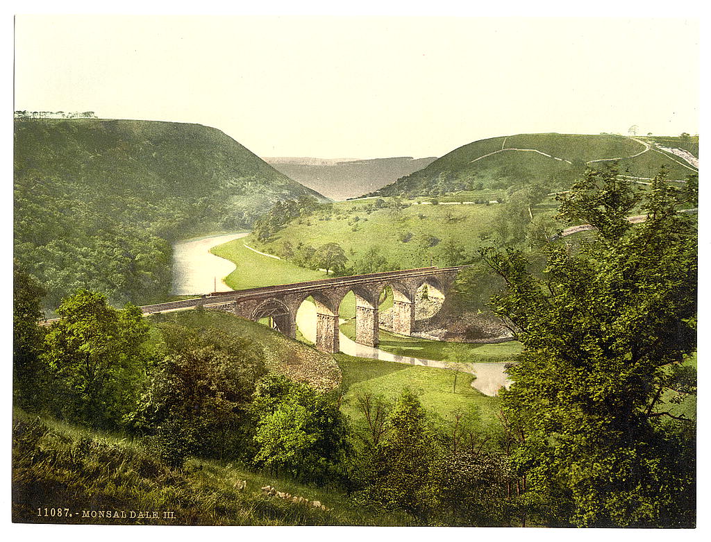 A picture of Monsal Dale III., Derbyshire, England